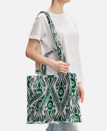 Шелковый (Бахмаль) тоут Grand (L) SMARAGDUS SOMNIA! (Ловец изумрудных снов!) SMARAGDUS SOMNIA!/L